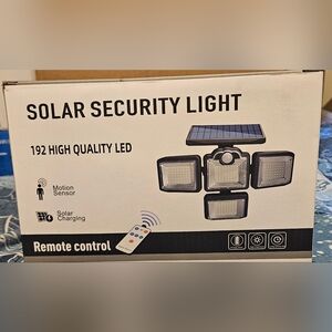 Solar Security Light with Remote Control